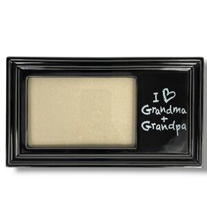 I Love Grandma & Grandpa 4x6 Picture Frame Black Ceramic Gift Grassland Roots
